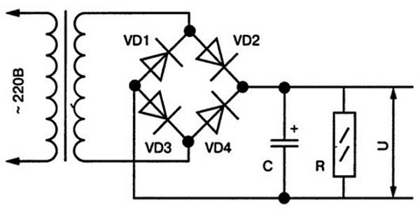 Diodų tiltų diagrama 12 voltų instrukcija ir surinkimas