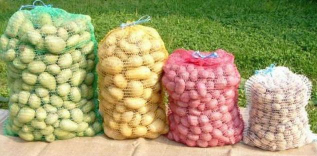 kiek kilogramų bulvių maišo tinklelyje