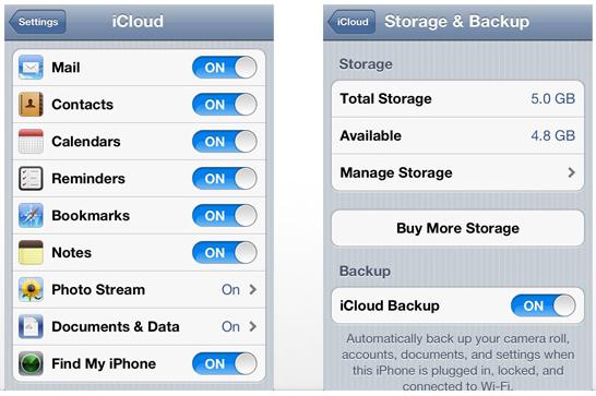 Apie tai, kaip naudotis "iCloud"