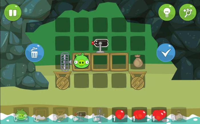 "Bad Piggies": perėjimas ir peržiūra