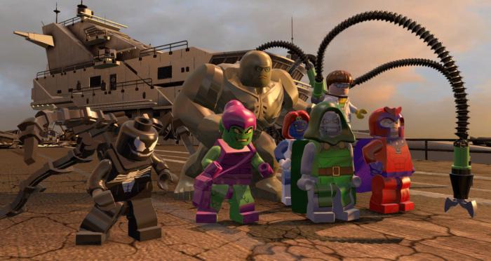 Lego Marvel Superherojus: praeitis. "Lego Marvel Superheroes" rusiškai