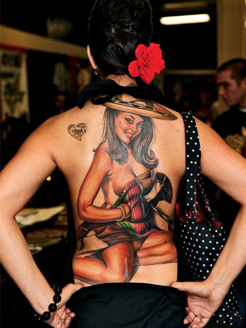 tatuiruotės ant nugaros mergaitėms