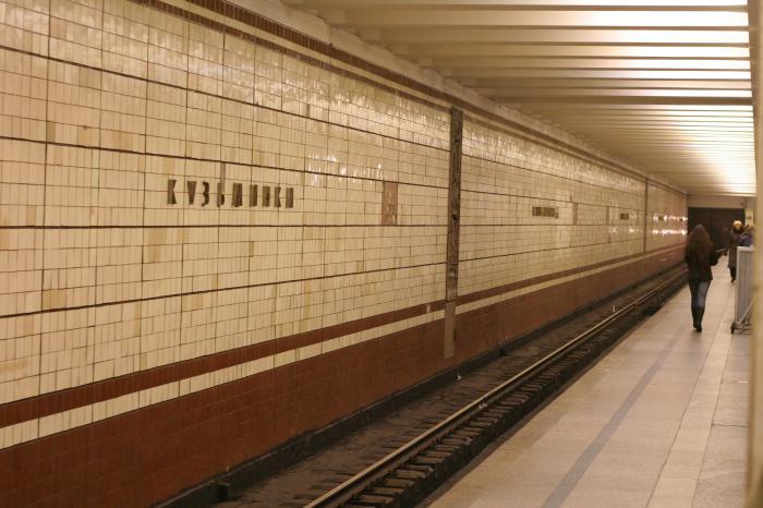 Kuzminki metro stotis Tagansko Krasnopresnenskaya linija 